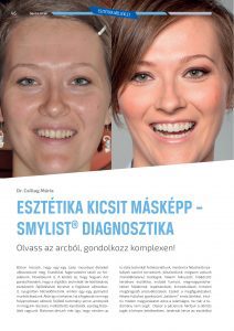 Read more about the article Cikk: ESZTÉTIKA KICSIT MÁSKÉPP –SMYLIST® DIAGNOSZTIKA